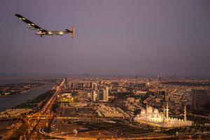 © solarimpulse / Das Solarflugzeug in der Luft