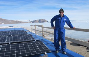 © LG Solar/ Die PV-Anlage in der Antarktis