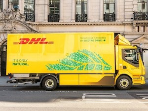 © DHL / Elektro LKW bei DHL im Einsatz