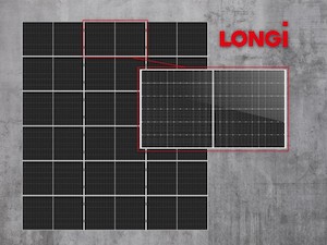 © Longi / Mit der neuen Modulversion können auch 6-reihige Querformat-Systeme einfach realisiert werden.