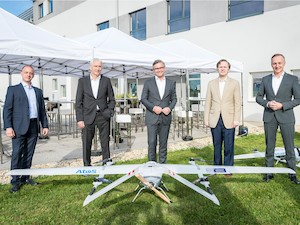 © APG/Rudi Fröse / Die Drohne startete ihren ersten Testflug