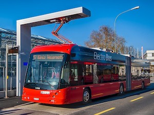 © BERNMOBIL / E-Bus in Bern