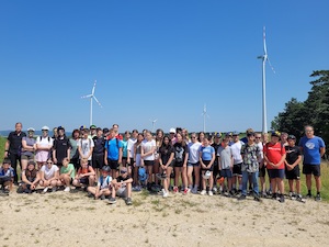 © Vanessa Leisser Windkraft Simonsfeld/ Schüler*innen im Windpark