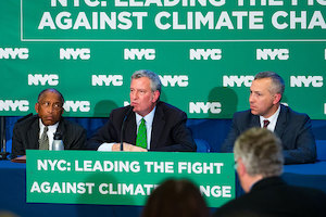 © New York City/ Pressegespräch der Stadt mit Bürgermeister Bill de Blasio
