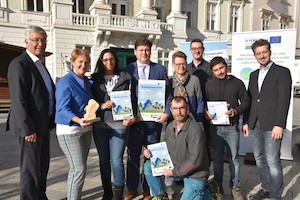 ©  2018psb/sap / Große Freude in Baden über den Gewinn des "Walking Award"