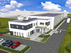© Austrotherm/  Im November begannen am Standort Pinkafeld die Bauarbeiten für ein Plus-Energie-Bürogebäude, das ab Inbetriebnahme im Sommer 2021 mehr Energie produzieren wird, als für den Betrieb notwendig ist.