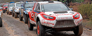 © Acciona/ Das elektrische Rallye-Fahrzeug
