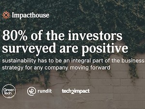 © Greentech Alliance/ 80% der befragten Investor:innen gaben an, dass Nachhaltigkeit ein integraler Bestandteil der Geschäftsstrategie von Unternehmen sein sollte