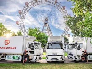 © Transgourmet / Gleich 26 E-LKW sind im Raum Wien/Nö. unterwegs