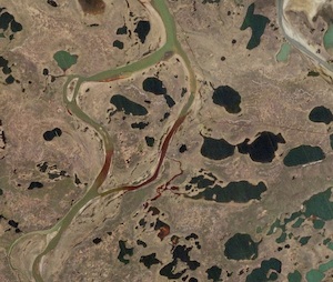 © ESA, Mai 2020, Ölverschmutzung in Sibirien