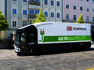 © DB Schenker / Volta Truck bei DB Schenker - gefertigt in Österreich