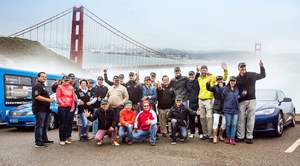 © 80edays/ 80edays bei der Golden Gate Bridge in Kalifornien