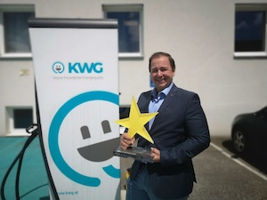 © KWG Peter J. Zehetner freut sich über die Auszeichnung mit dem Energie Star